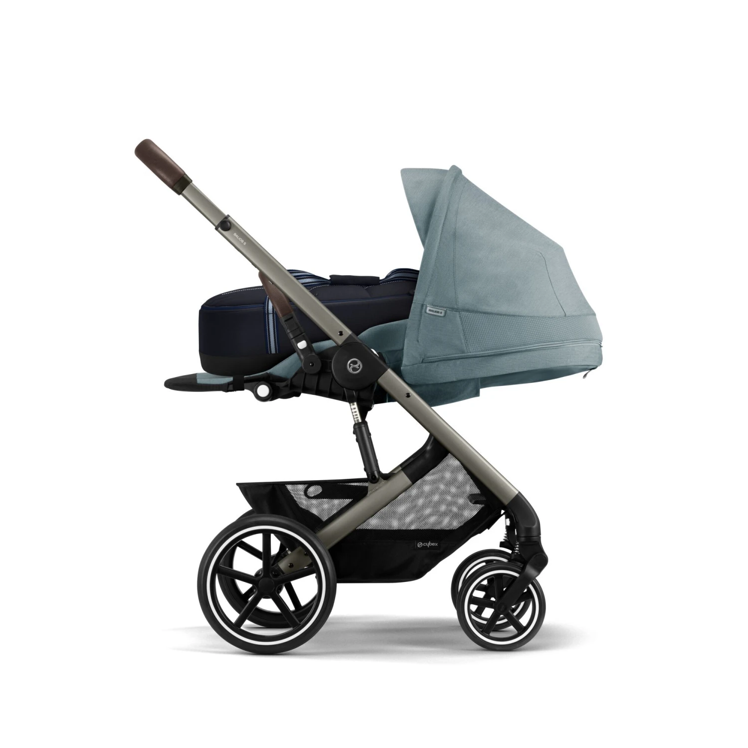 Poussette Balios S Lux Châssis Taupe - Sky Blue De CYBEX 7 Poussette Balios S Lux Châssis Taupe - Sky Blue De CYBEX – Image 5