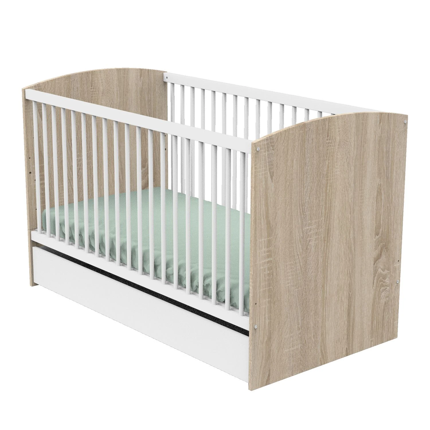 Access Tiroir De Lit 70x140 Bois Blanc De Sauthon Baby's Sweet Home 4 Access Tiroir De Lit 70x140 Bois Blanc De Sauthon Baby's Sweet Home – Image 2