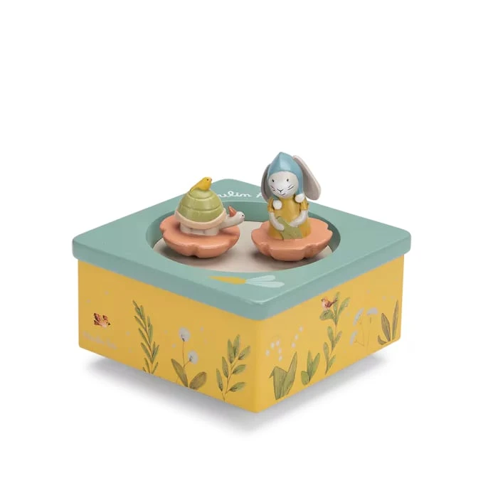 Trois Petits Lapins Boîte à Musique De Moulin Roty 3 Trois Petits Lapins Boîte à Musique De Moulin Roty
