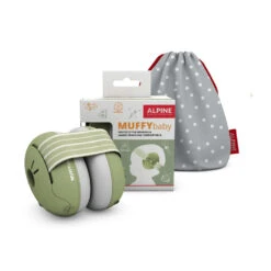 Casque Anti-bruit Muffy Baby Vert Olive De Alpine -Produits Pour Bébé 01172112 5