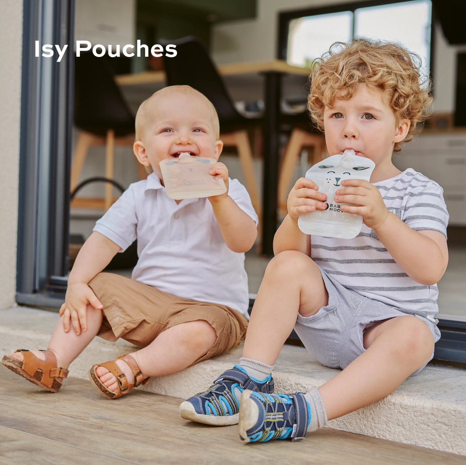 Lot De 20 Gourdes Réutilisables Isy Pouches 150 Ml De Babymoov 4 Lot De 20 Gourdes Réutilisables Isy Pouches 150 Ml De Babymoov – Image 2