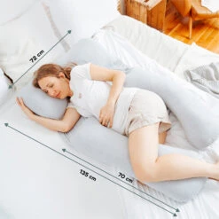 Coussin D'allaitement & De Grossesse Grand Format - B.Love XXL Mineral Gris De Babymoov 16 Coussin D'allaitement & De Grossesse Grand Format - B.Love XXL Mineral Gris De Babymoov -Produits Pour Bébé 01172532 7