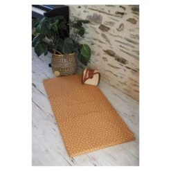 Matelas Bébé Pliant 3 Parties Camel Fleuri 60 X 120 Cm De Candide -Produits Pour Bébé 01173101 7