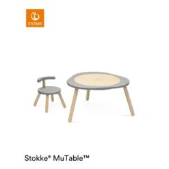 Table De Jeu MuTable™ V2 Gris Tempête De Stokke® -Produits Pour Bébé 01173218 3