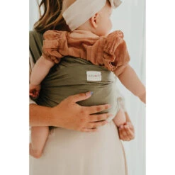 Écharpe De Portage Extensible Tricot-Slen Bambou Bio Khaki De Babylonia -Produits Pour Bébé 01173246 3