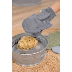 LÄSSIG Gant De Toilette GOTS Requin De Lässig -Produits Pour Bébé 01173309 3