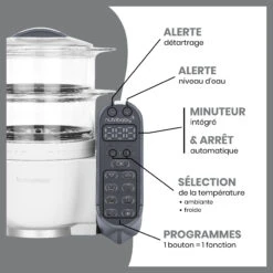 Pack Batch Cooking Nutribaby(+) & 3 Babybols 250mL Blanc De Babymoov -Produits Pour Bébé 01174504 6