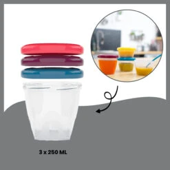 Pack Batch Cooking Nutribaby(+) & 3 Babybols 250mL Blanc De Babymoov -Produits Pour Bébé 01174504 7