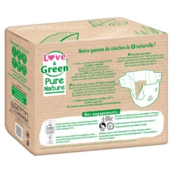 Couches écologiques Pure Nature Eco Label T4 De Love & Green -Produits Pour Bébé 1036034 3