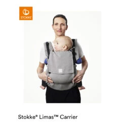 Porte-bébé Limas™ Flex Ardoise Florale De Stokke® -Produits Pour Bébé 10526438 3
