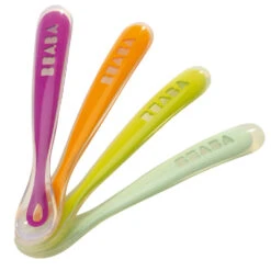 Beaba Lot De 4 Cuillères 1er Repas Eucaplyptus De Béaba -Produits Pour Bébé 21878248 2