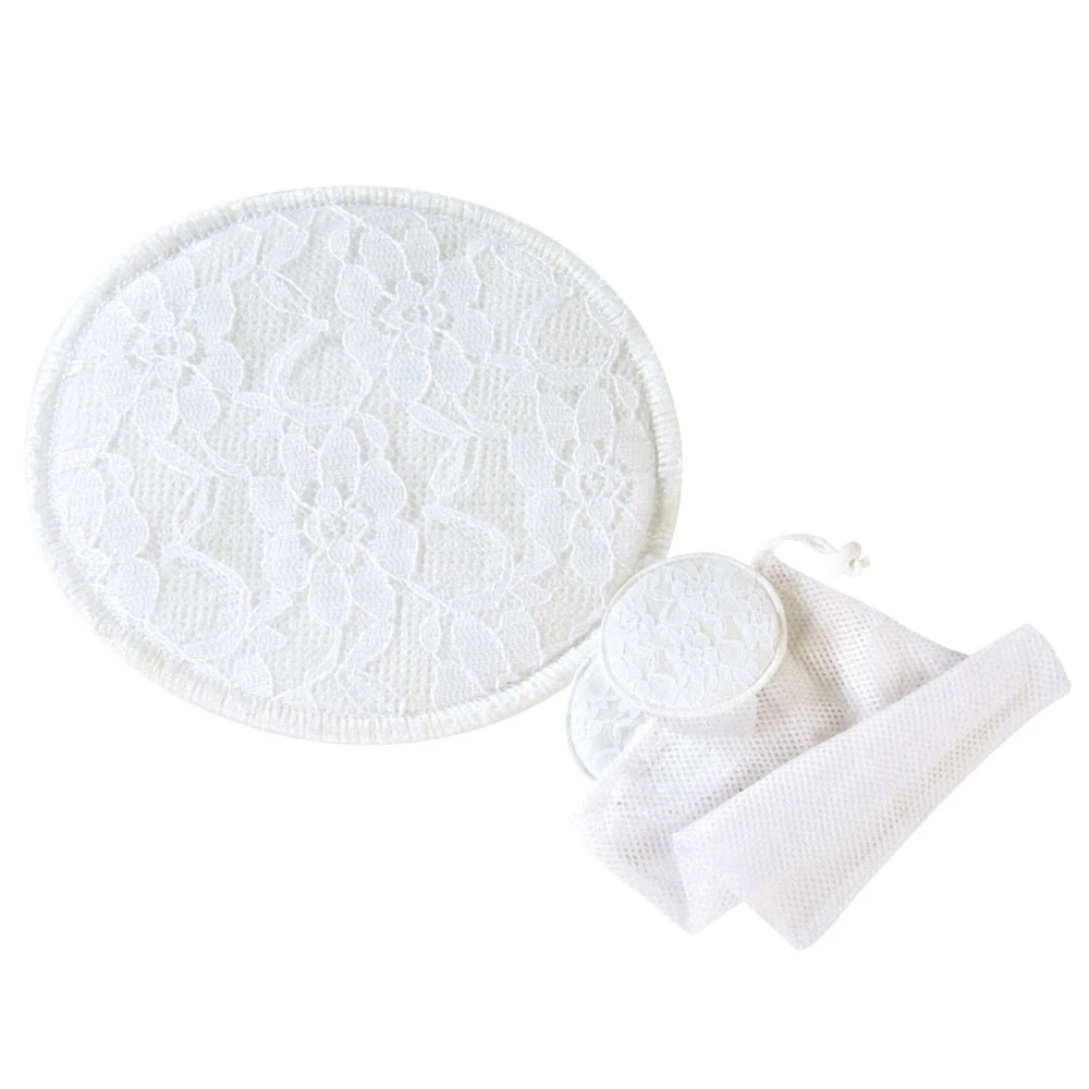 6 Coussinets Lavables Blanc De Nuk 4 6 Coussinets Lavables Blanc De Nuk – Image 2