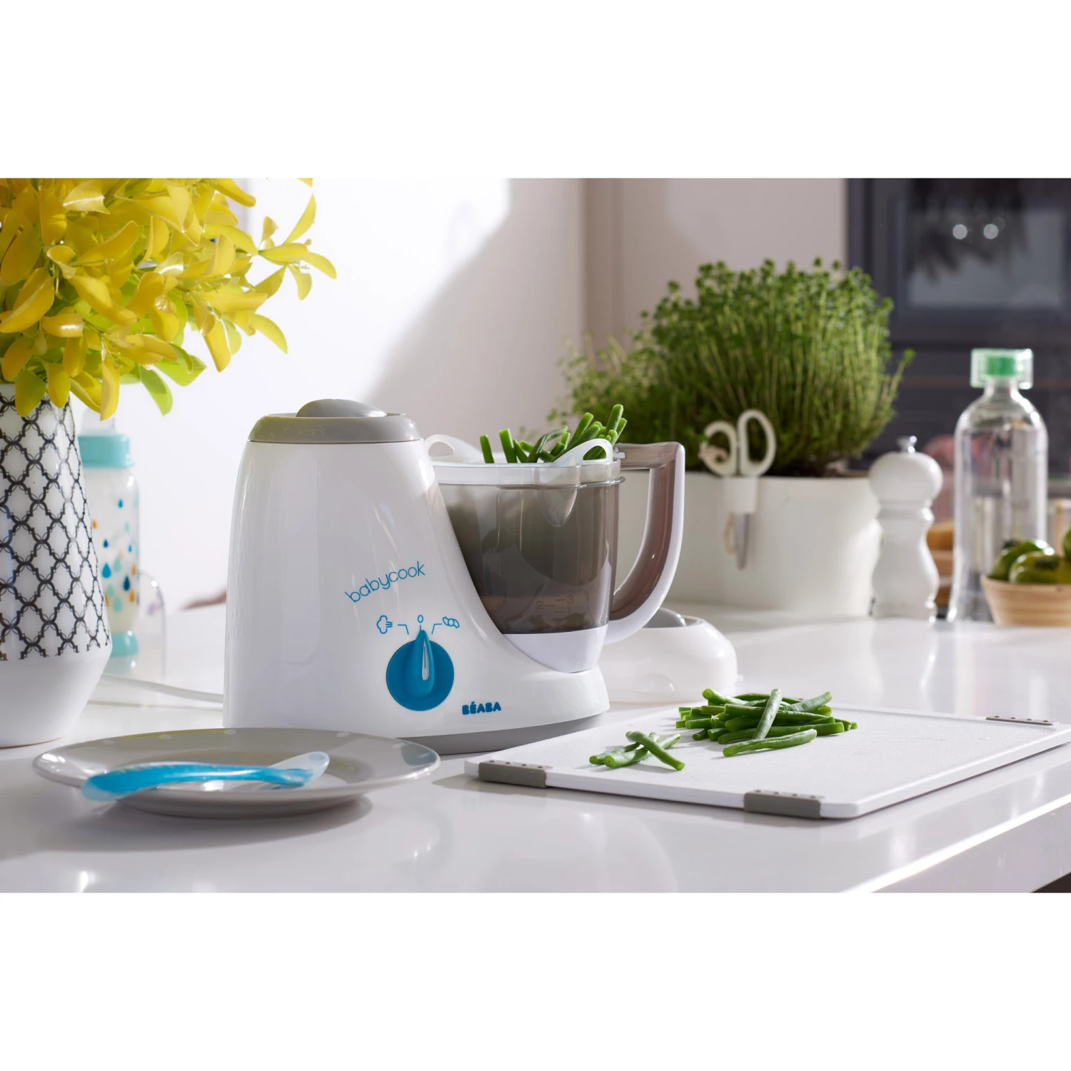 Beaba Babycook Original Grey/Blue De Béaba 4 Beaba Babycook Original Grey/Blue De Béaba – Image 2