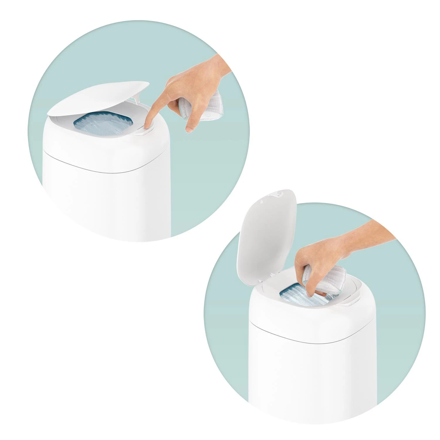 Poubelle à Couches Dress Up Laquée Blanc De Angelcare 12 Poubelle à Couches Dress Up Laquée Blanc De Angelcare – Image 10