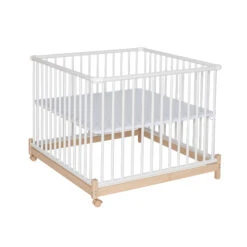Parc Euro Scandinave Naturel / Blanc De Geuther -Produits Pour Bébé 78263680 2